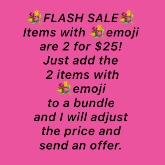 Other - 💐Flash Sale 💐2 for $25!